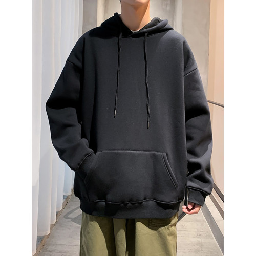 日系連帽加絨衛衣男bf風秋冬新款ins潮牌休閒情侶外穿寬松上衣服 日系連帽加絨衛衣男bf風秋冬新款ins潮牌休閒情侶外穿寬松上衣服