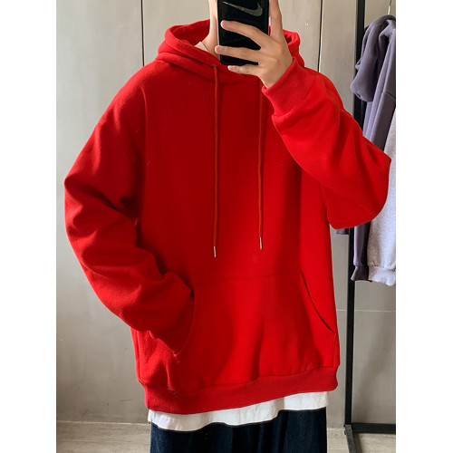 日系連帽加絨衛衣男bf風秋冬新款ins潮牌休閒情侶外穿寬松上衣服 日系連帽加絨衛衣男bf風秋冬新款ins潮牌休閒情侶外穿寬松上衣服