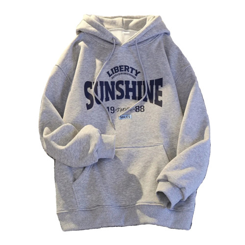 廣州十三行高級出口~復古港風ins潮牌純棉連帽衛衣銀狐絨外套 廣州十三行高級出口~復古港風ins潮牌純棉連帽衛衣銀狐絨外套