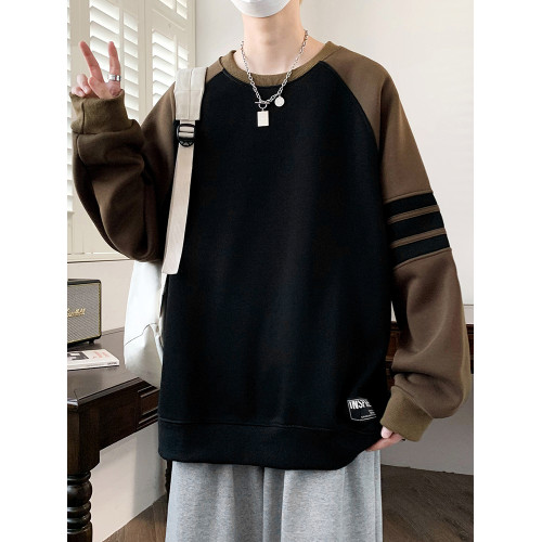 2025新款秋冬季青少年衛衣加絨男孩學生長袖t恤大童打底衫上衣服 2025新款秋冬季青少年衛衣加絨男孩學生長袖t恤大童打底衫上衣服