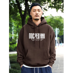 美式440g重磅連帽衛衣男士秋冬季加絨加厚寬松潮牌外套情侶裝上衣