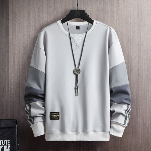 2025套頭衛衣男士寬松圓領純棉新款打底衫休閒t恤上衣服春秋裝潮 2025套頭衛衣男士寬松圓領純棉新款打底衫休閒t恤上衣服春秋裝潮