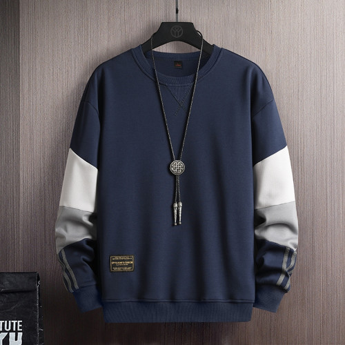 2025套頭衛衣男士寬松圓領純棉新款打底衫休閒t恤上衣服春秋裝潮 2025套頭衛衣男士寬松圓領純棉新款打底衫休閒t恤上衣服春秋裝潮