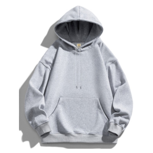 淺灰色 500g重磅美式純色連帽衛衣厚實寬松百搭加絨秋冬男女外套 淺灰色 500g重磅美式純色連帽衛衣厚實寬松百搭加絨秋冬男女外套