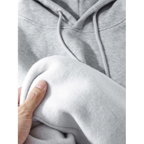 淺灰色 500g重磅美式純色連帽衛衣厚實寬松百搭加絨秋冬男女外套 淺灰色 500g重磅美式純色連帽衛衣厚實寬松百搭加絨秋冬男女外套