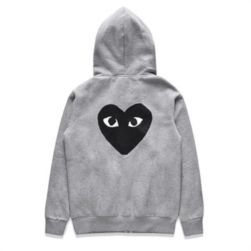 日系潮牌play男女情侶裝連帽衛衣小黑心刺綉秋冬長袖加絨衛衣 日系潮牌play男女情侶裝連帽衛衣小黑心刺綉秋冬長袖加絨衛衣