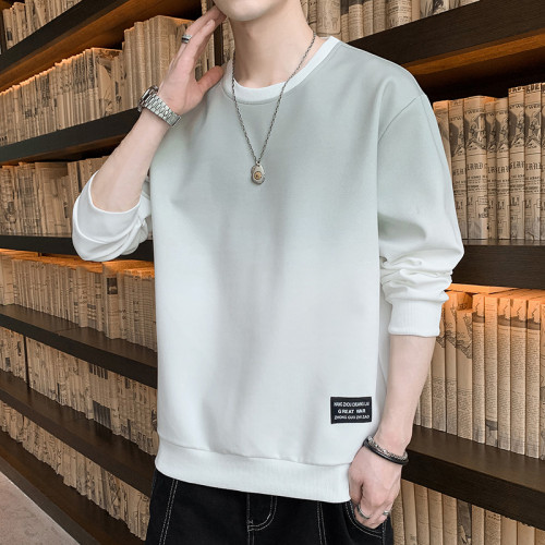 品牌優選衛衣男士春秋季2023新款ins漸變韓版長袖t恤冬裝加絨上衣 品牌優選衛衣男士春秋季2023新款ins漸變韓版長袖t恤冬裝加絨上衣