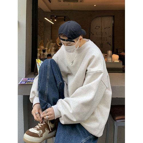 特大碼300斤重磅衛衣男女裝秋冬季美式高街硬挺圓領無帽外套上衣2 特大碼300斤重磅衛衣男女裝秋冬季美式高街硬挺圓領無帽外套上衣2