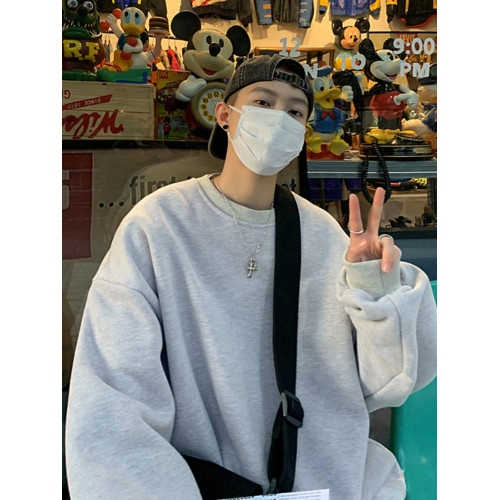 特大碼300斤重磅衛衣男女裝秋冬季美式高街硬挺圓領無帽外套上衣2 特大碼300斤重磅衛衣男女裝秋冬季美式高街硬挺圓領無帽外套上衣2