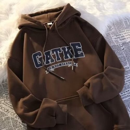 美式復古連帽衛衣男秋冬加絨加厚潮牌大碼寬松oversize外套上衣潮 美式復古連帽衛衣男秋冬加絨加厚潮牌大碼寬松oversize外套上衣潮