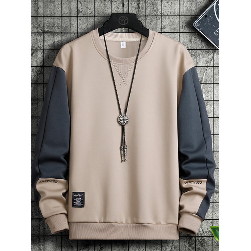 大碼衛衣男春秋季休閒寬松圓領長袖打底衫上衣服加肥加大胖子男裝 大碼衛衣男春秋季休閒寬松圓領長袖打底衫上衣服加肥加大胖子男裝