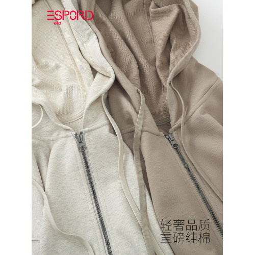 輕奢重磅純棉衛衣男拉鍊開衫寬松運動外套青中年純色落肩連帽衫潮 輕奢重磅純棉衛衣男拉鍊開衫寬松運動外套青中年純色落肩連帽衫潮