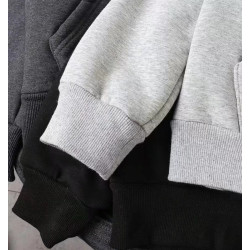 情侶外套男新款上衣衛衣大碼休閒連帽秋冬拉鍊無性別秋季女外套