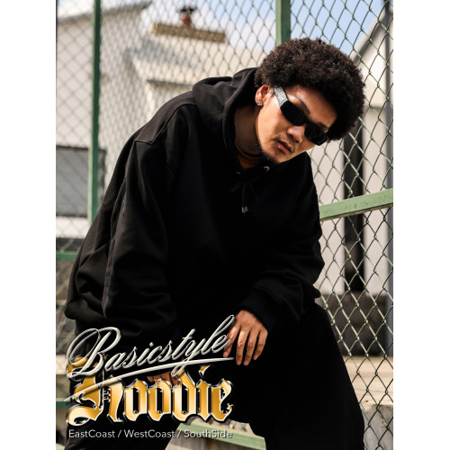 hiphop純色加絨帽衫嘻哈說唱街舞90s美式街頭寬松套頭衛衣男秋冬 hiphop純色加絨帽衫嘻哈說唱街舞90s美式街頭寬松套頭衛衣男秋冬