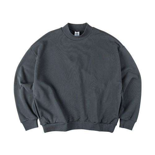 IDLT 廓形衛衣 400g 落肩半高領寬松加厚棉男女基礎原創國潮 ins IDLT 廓形衛衣 400g 落肩半高領寬松加厚棉男女基礎原創國潮 ins