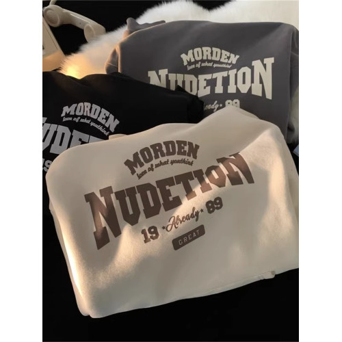 美式復古潮流日系重磅100%純棉連帽衛衣男士秋冬寬松加絨百搭痞帥 美式復古潮流日系重磅100%純棉連帽衛衣男士秋冬寬松加絨百搭痞帥