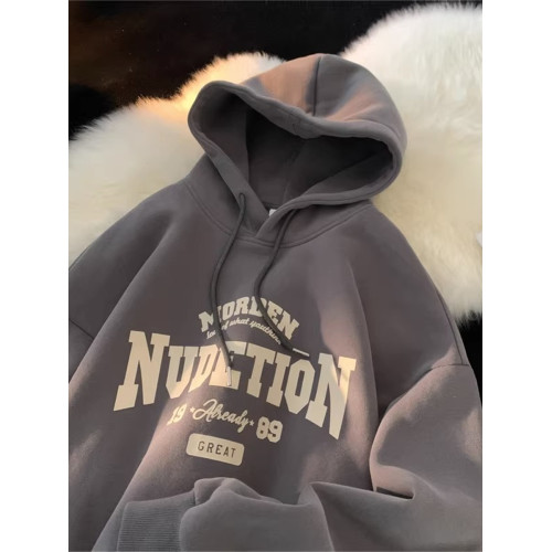 美式復古潮流日系重磅100%純棉連帽衛衣男士秋冬寬松加絨百搭痞帥 美式復古潮流日系重磅100%純棉連帽衛衣男士秋冬寬松加絨百搭痞帥