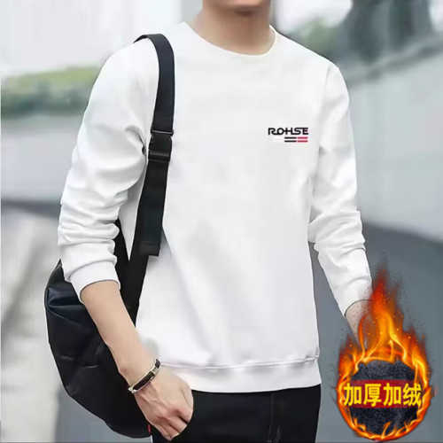 衛衣男純棉春秋2025新款圓領長袖打底衫潮流百搭休閒秋冬加絨上衣 衛衣男純棉春秋2025新款圓領長袖打底衫潮流百搭休閒秋冬加絨上衣