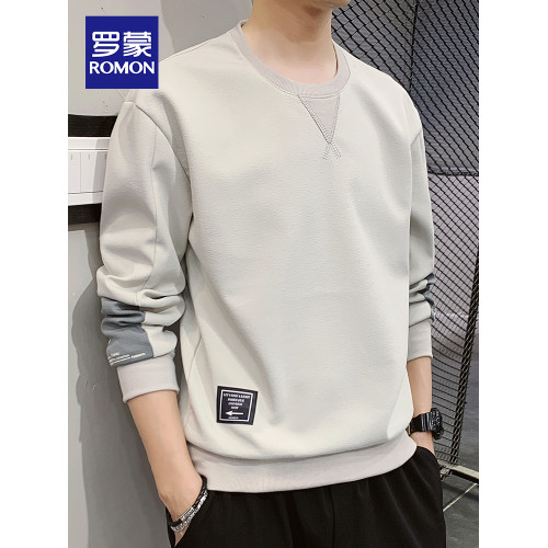 羅矇衛衣男士秋季2025新款寬松休閒上衣潮牌百搭圓領長袖t恤男裝 羅矇衛衣男士秋季2025新款寬松休閒上衣潮牌百搭圓領長袖t恤男裝