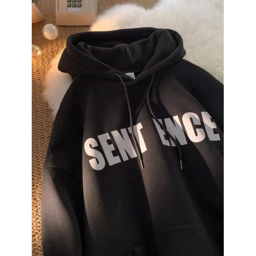 純棉美式港風oversize連帽加絨衛衣男秋冬2025新款情侶裝重磅外套 純棉美式港風oversize連帽加絨衛衣男秋冬2025新款情侶裝重磅外套