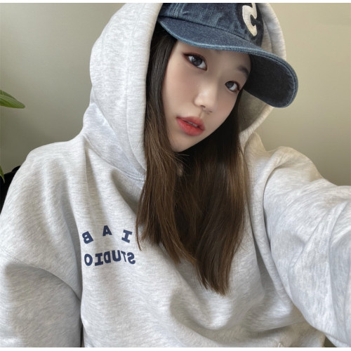 韓國IAB STUDIO連帽衛衣套裝加絨帽衫男女同款運動休閒套頭外套 韓國IAB STUDIO連帽衛衣套裝加絨帽衫男女同款運動休閒套頭外套