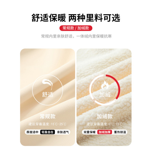 杏色開衫外套男士春秋冬季新款加絨加厚休閒連帽衛衣男生拉鍊夾克 杏色開衫外套男士春秋冬季新款加絨加厚休閒連帽衛衣男生拉鍊夾克