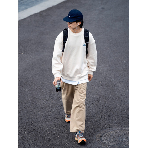 10色加絨衛衣男秋冬潮圓領日系CityBoy休閒寬松套頭打底長袖上衣 10色加絨衛衣男秋冬潮圓領日系CityBoy休閒寬松套頭打底長袖上衣