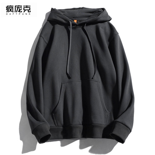 秋冬潮牌ins連帽衛衣男女潮情侶學院風潮流韓版學生加絨純色外套 秋冬潮牌ins連帽衛衣男女潮情侶學院風潮流韓版學生加絨純色外套