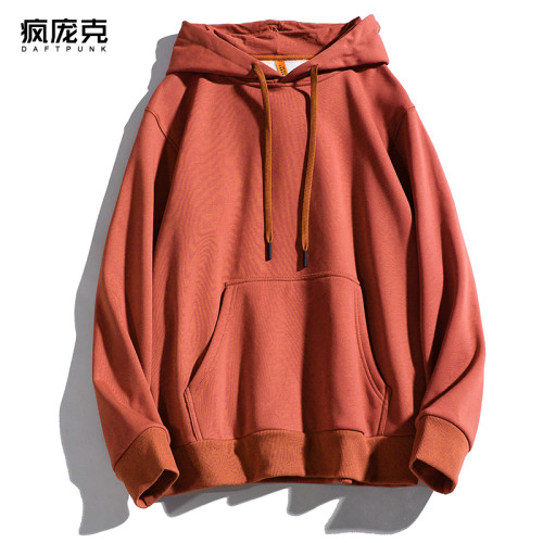 秋冬潮牌ins連帽衛衣男女潮情侶學院風潮流韓版學生加絨純色外套 秋冬潮牌ins連帽衛衣男女潮情侶學院風潮流韓版學生加絨純色外套