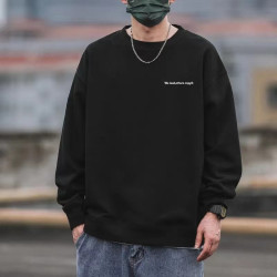 重磅420g美式復古潮牌圓領衛衣男百搭寬松休閒長袖打底衫學生外套