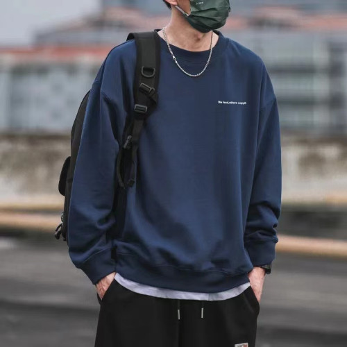 重磅420g美式復古潮牌圓領衛衣男百搭寬松休閒長袖打底衫學生外套 重磅420g美式復古潮牌圓領衛衣男百搭寬松休閒長袖打底衫學生外套