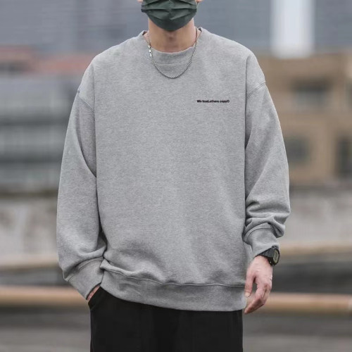 重磅420g美式復古潮牌圓領衛衣男百搭寬松休閒長袖打底衫學生外套 重磅420g美式復古潮牌圓領衛衣男百搭寬松休閒長袖打底衫學生外套