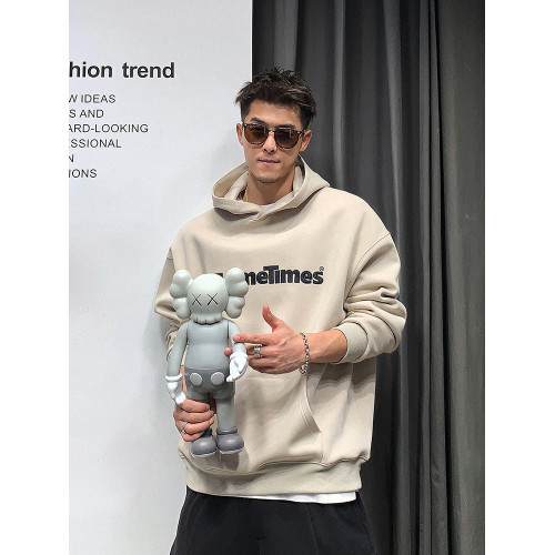 徐太浪美式休閒連帽衛衣男ins潮春秋學院風青年運動字母帽衫外套