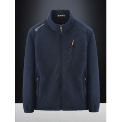 搖粒絨外套男秋冬季雙面加絨加厚立領衛衣防風保暖寬松抓絨衣夾克