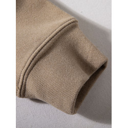 男裝上衣男秋冬新款純色基礎百搭寬松長袖親膚保暖雙面德絨打底衫