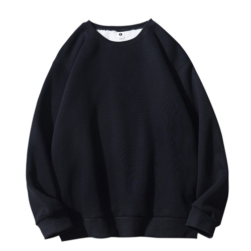 500g重磅不倒絨衛衣男女加絨加厚秋冬純色寬松保暖百搭圓領打底衫 500g重磅不倒絨衛衣男女加絨加厚秋冬純色寬松保暖百搭圓領打底衫