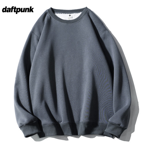 500g重磅不倒絨衛衣男女加絨加厚秋冬純色寬松保暖百搭圓領打底衫 500g重磅不倒絨衛衣男女加絨加厚秋冬純色寬松保暖百搭圓領打底衫