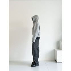 SOUTHFISH 分割衛衣 重磅太空棉boxy短寬連帽廓形剪裁衛衣外套