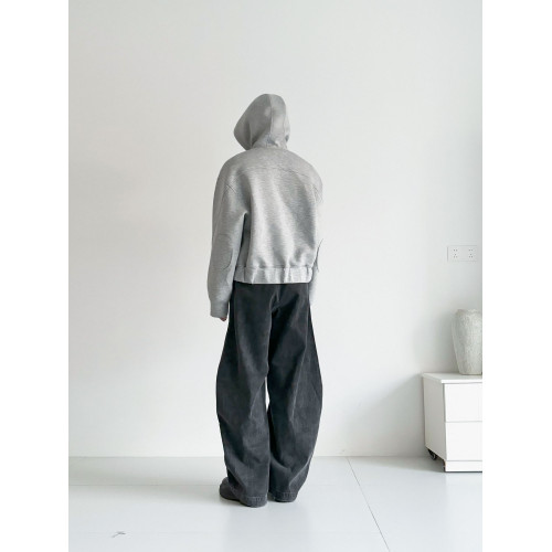 SOUTHFISH 分割衛衣 重磅太空棉boxy短寬連帽廓形剪裁衛衣外套 SOUTHFISH 分割衛衣 重磅太空棉boxy短寬連帽廓形剪裁衛衣外套