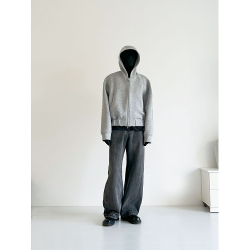 SOUTHFISH 分割衛衣 重磅太空棉boxy短寬連帽廓形剪裁衛衣外套 SOUTHFISH 分割衛衣 重磅太空棉boxy短寬連帽廓形剪裁衛衣外套