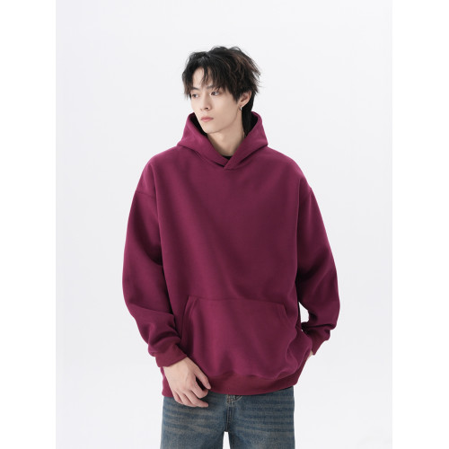 420g重磅連帽加絨衛衣男女秋季潮牌高級感寬松外套黑色打底衫帽衫 420g重磅連帽加絨衛衣男女秋季潮牌高級感寬松外套黑色打底衫帽衫