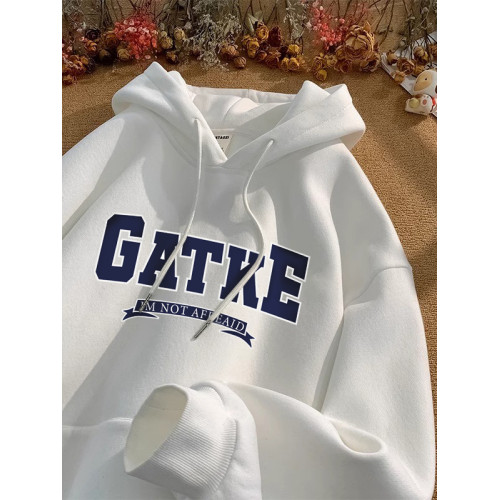 100%純棉連帽加厚加絨衛衣男女早秋冬新款寬松情侶裝衣服重磅外套 100%純棉連帽加厚加絨衛衣男女早秋冬新款寬松情侶裝衣服重磅外套