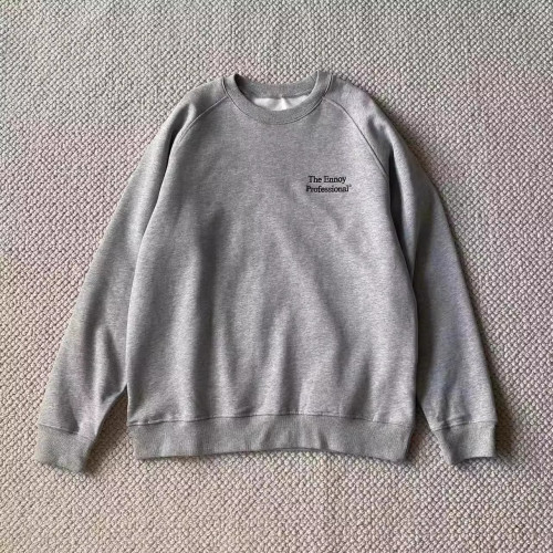 24AW The Ennoy Professional日系圓領套頭衛衣簡約百搭加絨衛衣 24AW The Ennoy Professional日系圓領套頭衛衣簡約百搭加絨衛衣