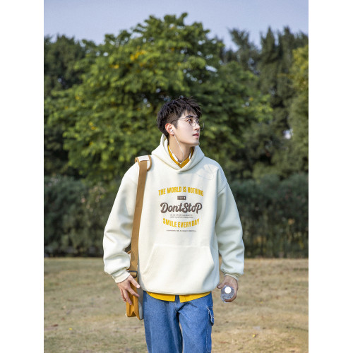 PD冰藍色重磅休閒連帽衛衣青少年感男日系字母落肩帽衫廓形上衣潮 PD冰藍色重磅休閒連帽衛衣青少年感男日系字母落肩帽衫廓形上衣潮