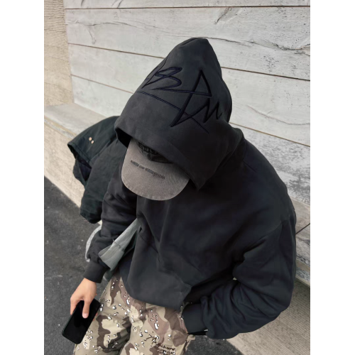 masdoctor衛衣380g重磅男潮流美式寬松oveize黑色新品連帽女刺綉 masdoctor衛衣380g重磅男潮流美式寬松oveize黑色新品連帽女刺綉