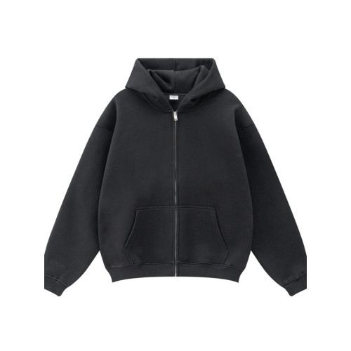 秋冬KANYE侃爺加絨拉鍊開衫美式衛衣男女炸街休閒寬松連帽外套ins 秋冬KANYE侃爺加絨拉鍊開衫美式衛衣男女炸街休閒寬松連帽外套ins