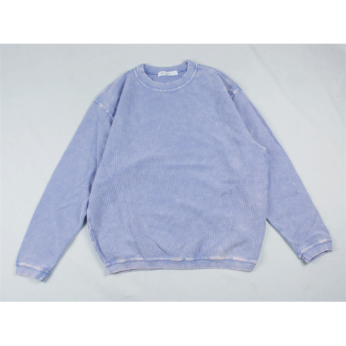 雪花洗純棉oversize羅紋衫 男女衛衣寬松圓領衫 雪花洗純棉oversize羅紋衫 男女衛衣寬松圓領衫