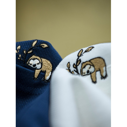 260g米格短袖t恤男夏季新款潮牌小樹懶刺綉口袋寬松休閒半袖體恤 260g米格短袖t恤男夏季新款潮牌小樹懶刺綉口袋寬松休閒半袖體恤