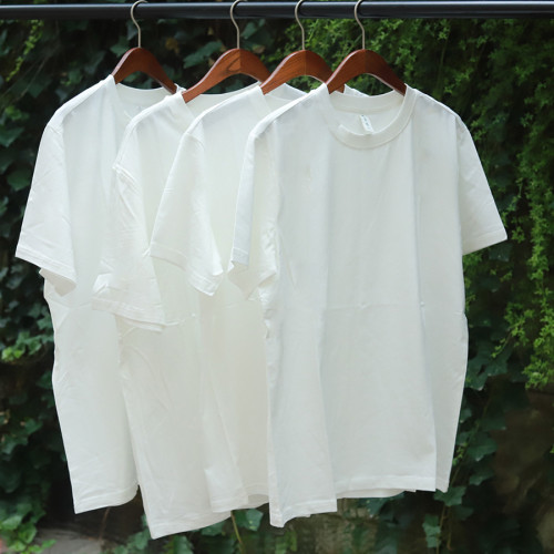 水家坊染色專用白T恤竹纖維植物蠟染紥染藍染純棉塗鴉手工diy白胚