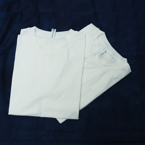 水家坊染色專用白T恤竹纖維植物蠟染紥染藍染純棉塗鴉手工diy白胚